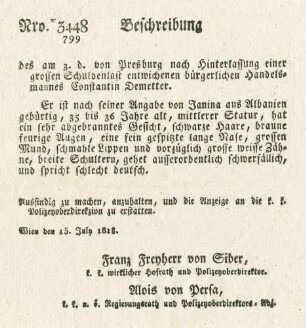 Fahndung nach verschiedenen Personen