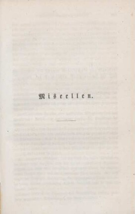 Miscellen