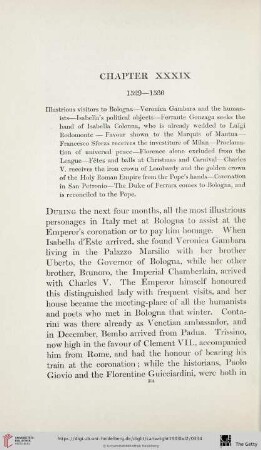 Chapter XXXIX: 1529-1530