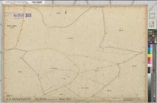 Bracht (Schmallenberg), Umlegung Bracht, Bl.7 Zuteilungskarte Bracht Flur 14