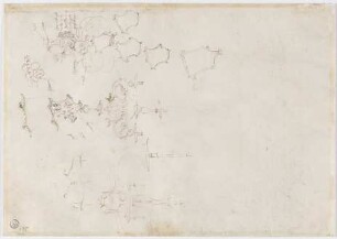 Hängeleuchter und Wappen