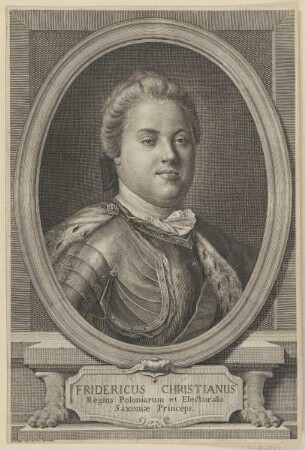 Bildnis des Fridericus Christianus, Kurfürst von Sachsen
