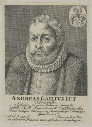 Bildnis des Andreas Gailivs