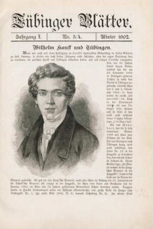 25-28 Wilhelm Hauff und Tübingen