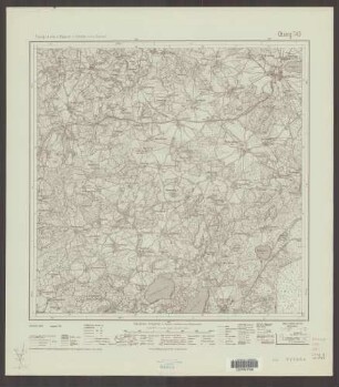 743 Obing ; Topographische Karte von Bayern 1:25.000 [Positionsblätter]