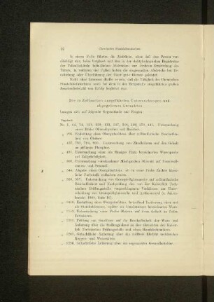 Die in Zollsachen ausgeführten Untersuchungen und abgegebenen Gutachten.