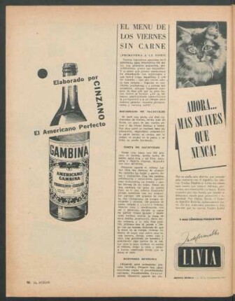 El menú de los viernes sin carne