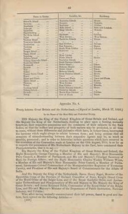 Appendix No. 4. Treaty between Great Britain and the Netherlans. - (Signed at London, March 17, 1824)