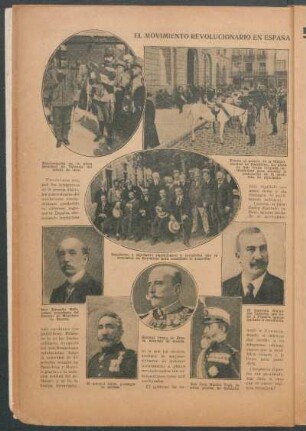 El movimiento revolucionario en España
