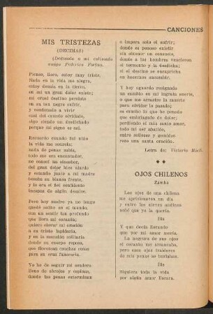 Ojos chilenos : Zamba