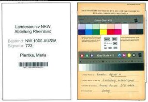 Entnazifizierung Maria Pientka, geb. 07.06.1906 ()
