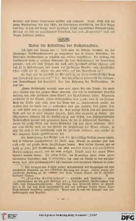 Ueber die Erhaltung der Volkstrachten, [1]