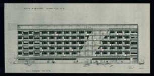 Wohn- und Geschäftshäuser Uhlandstraße 42, 43, 44, Berlin-Wilmersdorf: Ansicht 1:100