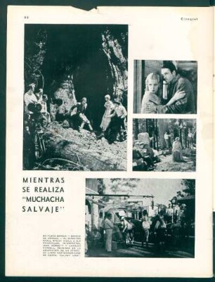 Mientras se realiza "Muchacha salvaje"