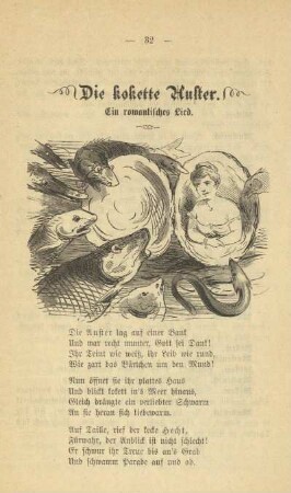 Die kokette Auster. Ein romantisches Lied