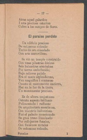 El paraiso perdido