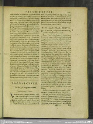 Psalmus CXXVII