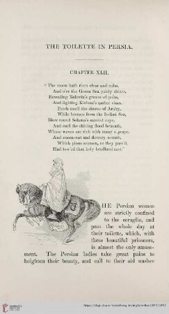 The toilette in Persia