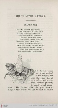 The toilette in Persia