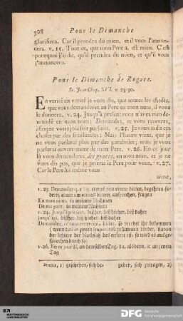 Pour le Dimanche de Rogate