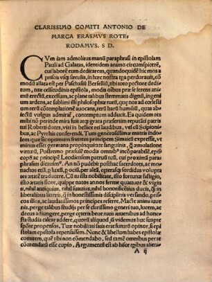In Epistolam Pavli Ad Galatas Paraphrasis