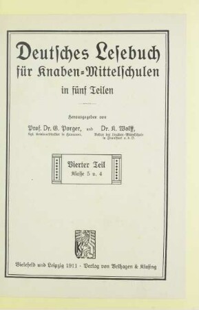 Teil 4 = Kl. 5 u. 4, [Schülerbd.]: [Teil 4 = Kl. 5 u. 4, [Schülerbd.]]