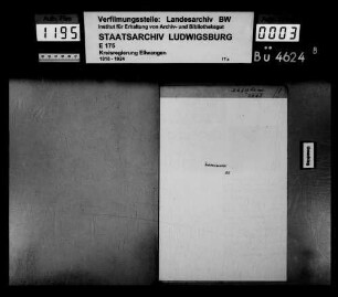 Bildung und Verwaltung von Schulfonds, OA Ellwangen