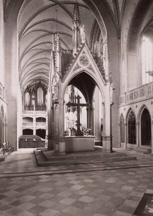 Barth. Marienkirche mit Orgel von Johann Simon und Carl August Buchholz aus Berlin, erbaut 1821