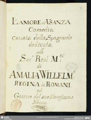 [Text:] L'amore all'usanza