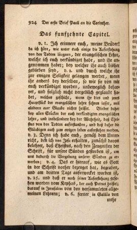 924-943, Das funfzehnte Capitel - Das sechszehnte Capitel