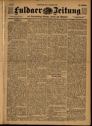Ausgabe vom Donnerstag, den 02. Dezember 1897.