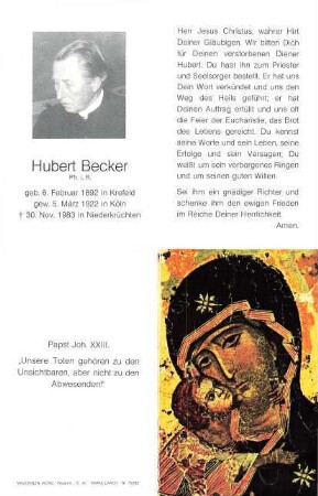 Becker, Hubert