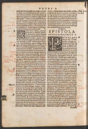 Epistola Petri, Prima.