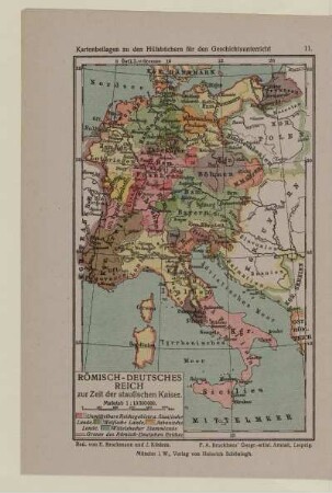 Römisch-Deutsches Reich zur Zeit der staufischen Kaiser