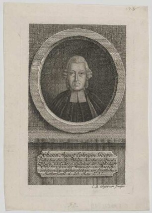 Bildnis des Johann August Ephraim Goeze