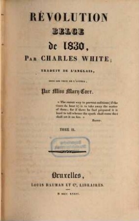 Révolution Belge de 1830, 2