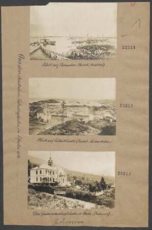 Aus deutschen "Schutzgebieten" in Afrika 1914: Das Gouvernementsgebäude in Buea (Kamerun)