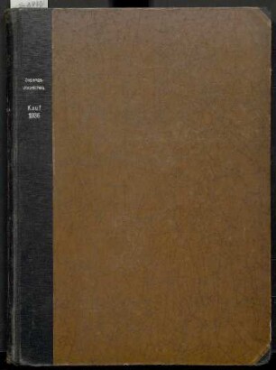 Zugangsverzeichnis Kauf 1936 : 9. April 1936 bis 31. März 1937