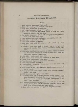 Osservazioni Meteorologiche del Luglio 1877.