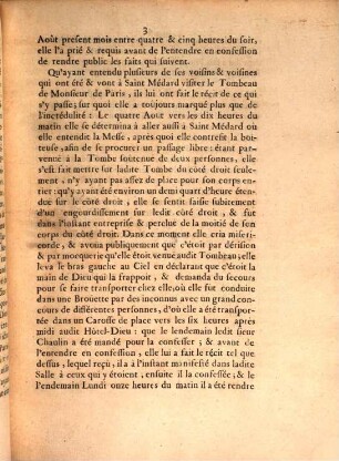 Declaration Faite Par Gabrielle Gautier, Veuve de Pierre De Lorme; des dispositions dans lesquelles elle est allée au Tombeau de Monsieur de Pâris