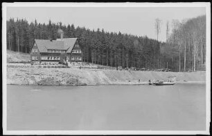 Kriebstein. Talsperre - Stausee und Gaststätte