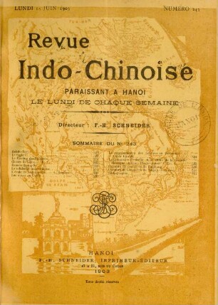 Lundi 15 Juin 1903. Numéro 243