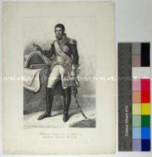 Ganzfiguriges Porträt des Marschalls von Frankreich André Masséna Du de Rivoli