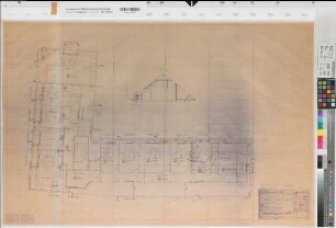 Brilon, Finanzamt (Nebengebäude Obere Mauer 44), Dauchausbau, Dachgeschoss, Grundriss, Heizung, Bestandsplan