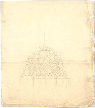 Billing, Hermann; Bretten (Baden-Württemberg), Marktplatz; Melanchthonhaus - Fenster (Entwurf)