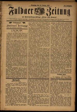 Ausgabe vom Dienstag, den 12. Januar 1897.