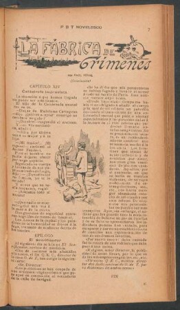 La fábrica de crimenes - (Conclusión) : PBT novelesco