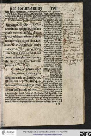 [V]erbum supernum. Iste hymnus agit de supradicta materia et continuatur superiori...