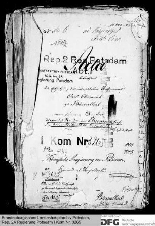 Entlassung des unbesoldeten Ratmanns Karl Ehrenreich in Biesenthal von seinem Amte