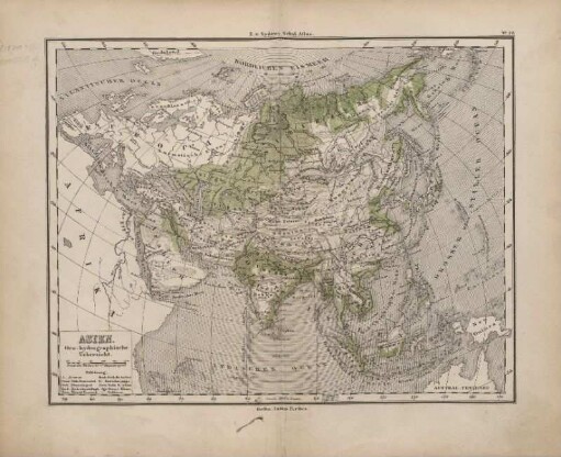 Asien. Oro-hydrographische Uebersicht